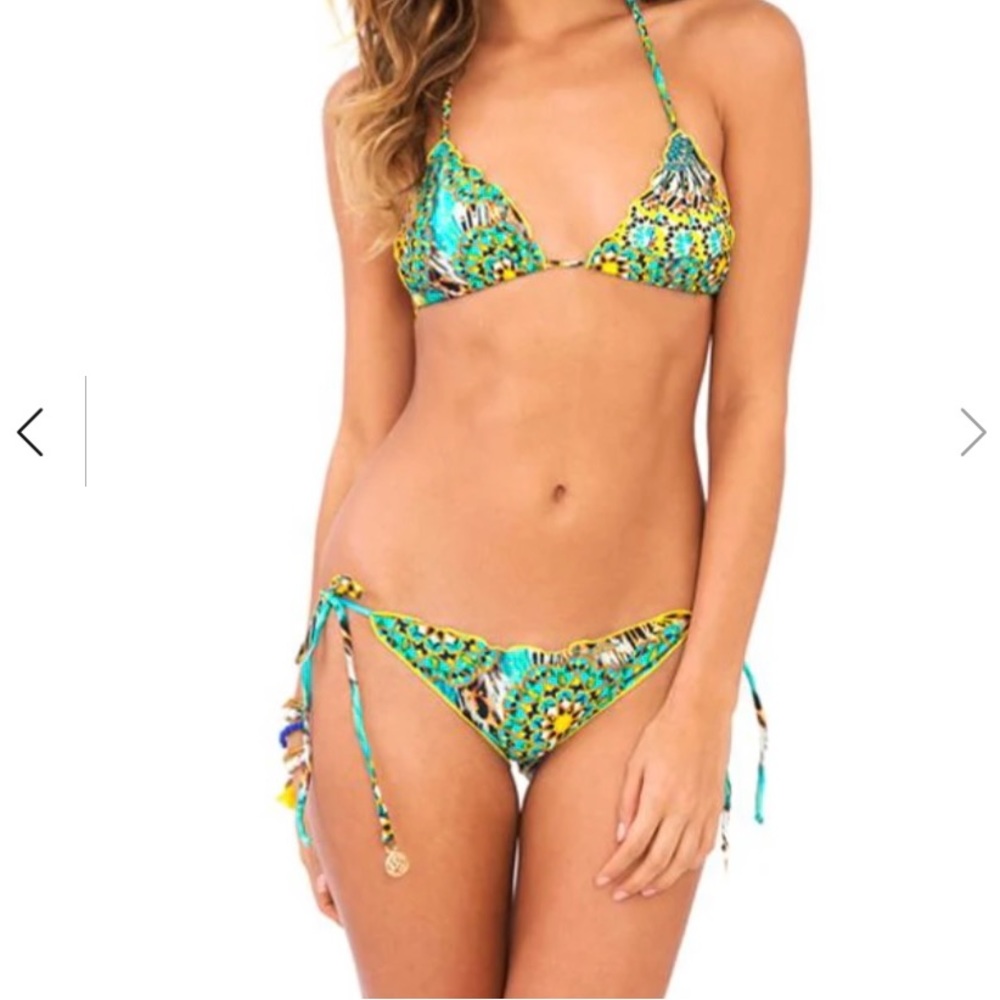 LULI FAMA MOON PRINCESS CRY WAVY BIKINI NWT GORGEOUS PIECE
